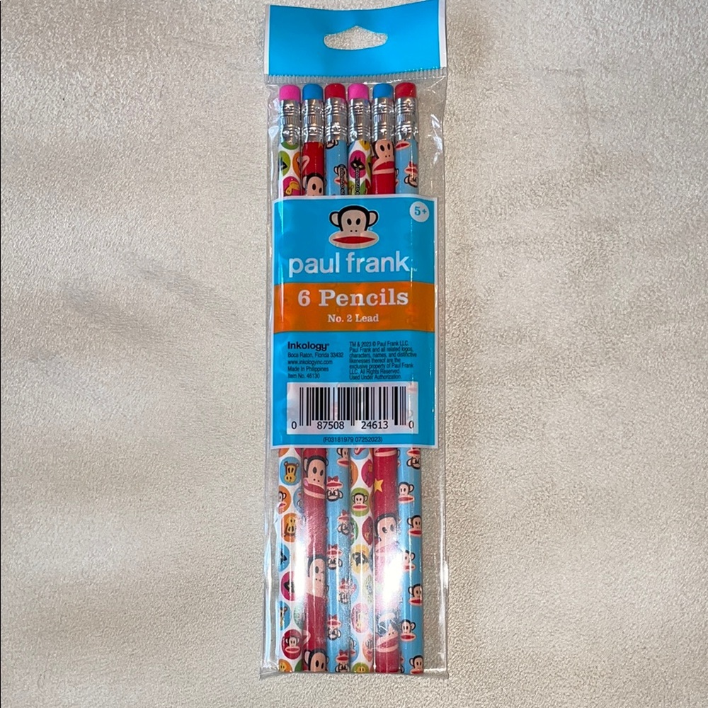 Paul Frank Colorful Pencils Set